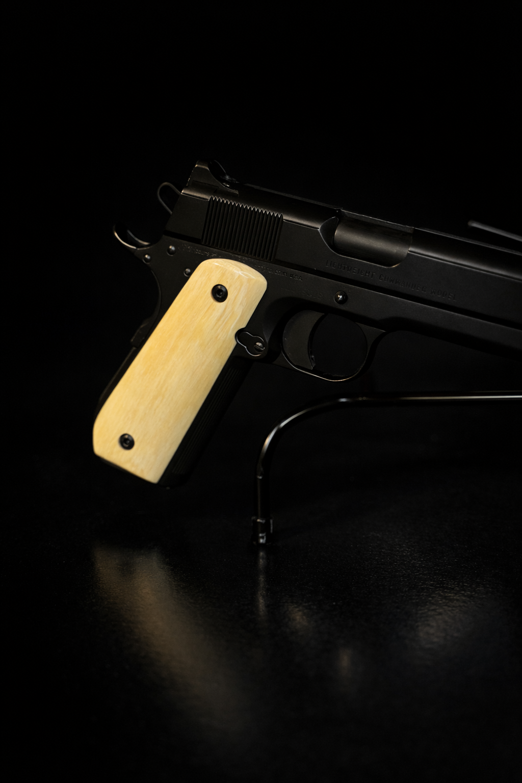 Plain 1911 Giraffe Bone Grips