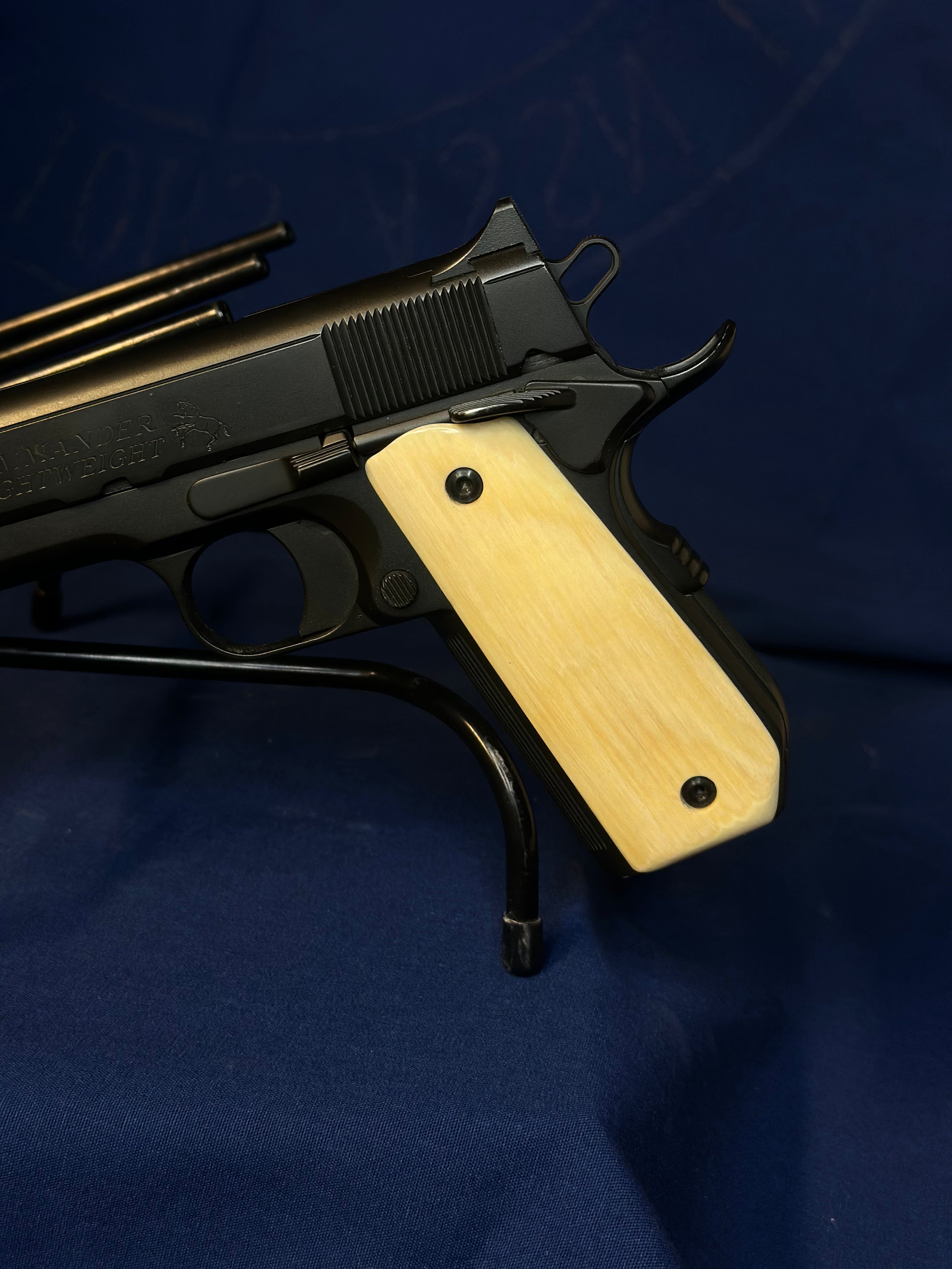 Plain 1911 Giraffe Bone Grips