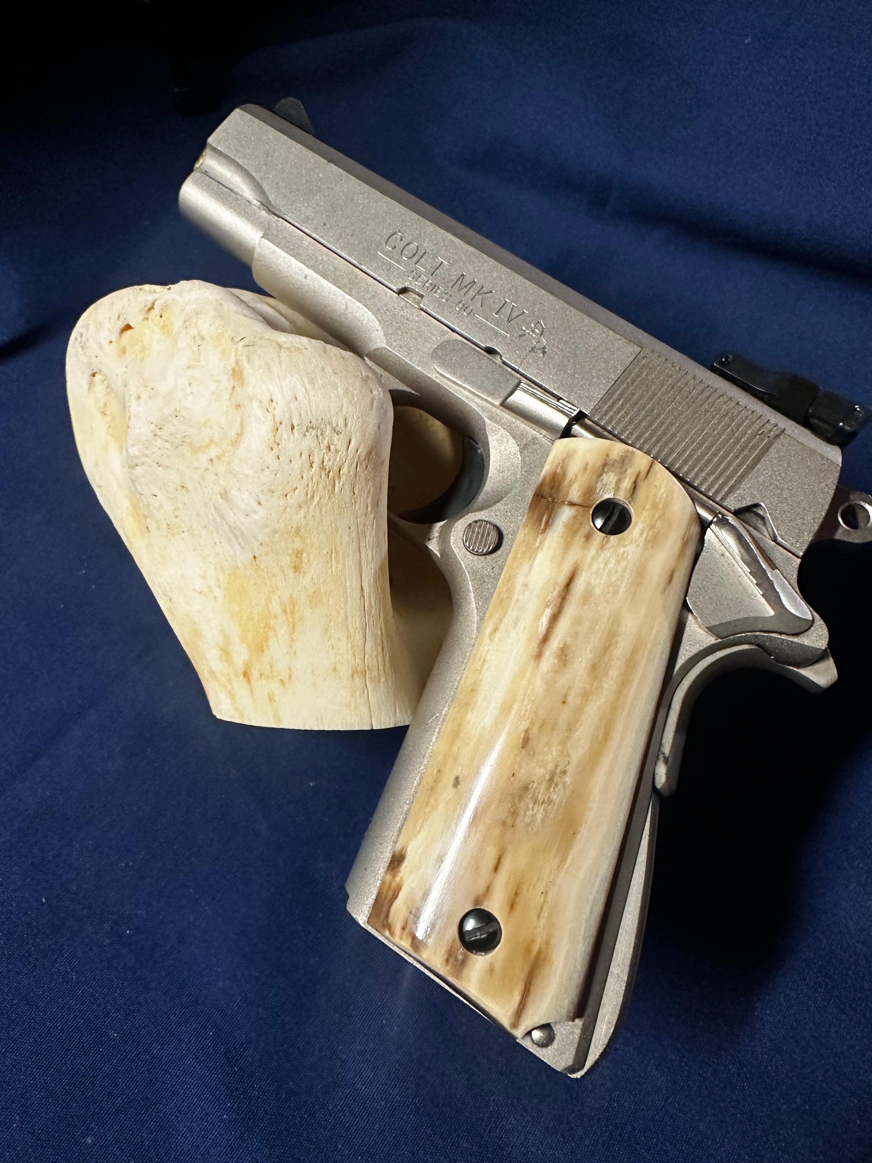 Genuine Mammoth Tusk 1911 Grips
