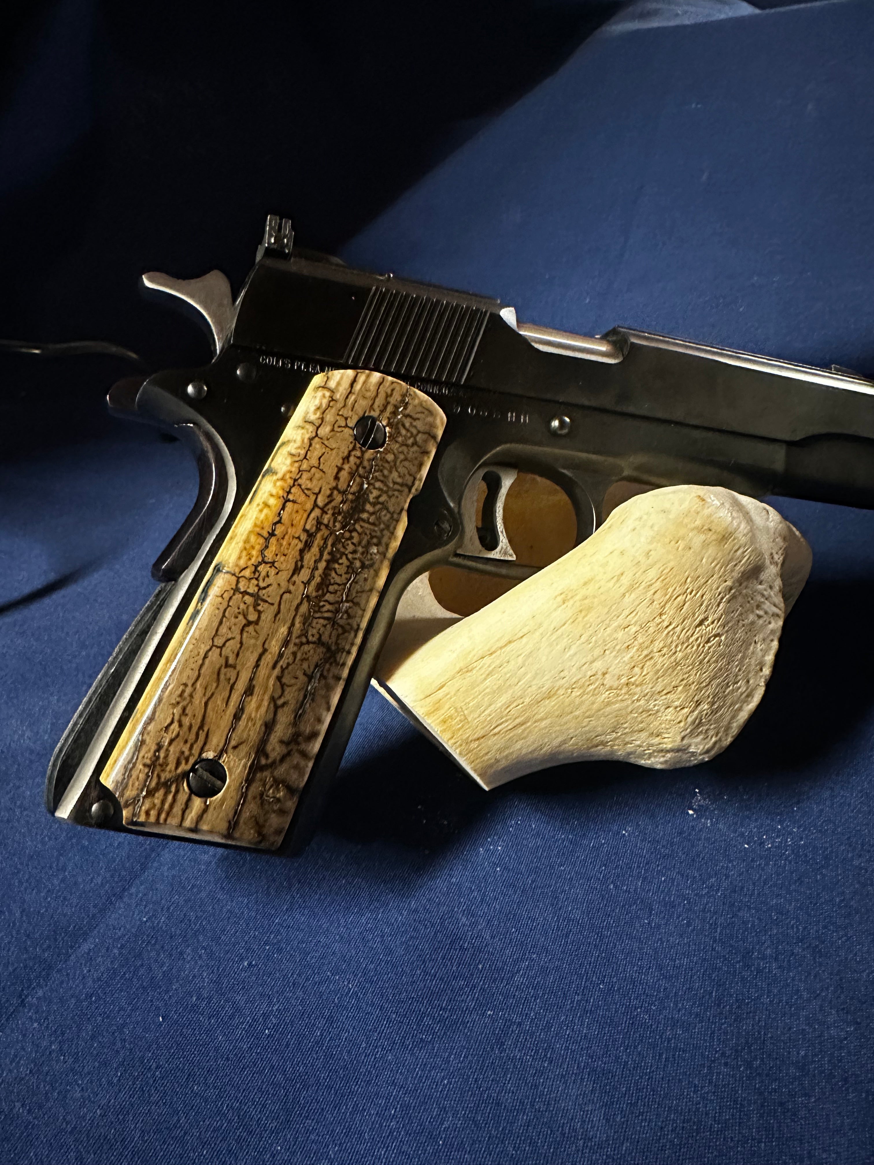Genuine Mammoth Tusk 1911 Grips