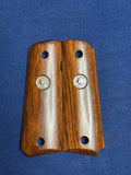 Walnut 1911 Nickel Medallion