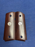 Officers Walnut Nickel Medallions